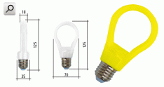 Lampara LEDs Pera   9,0W AMA 220V Slim E27