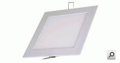 Artef emb LEDs  1x 12W BLC Polo cuad BLA