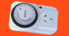 Reloj Dia c-res 1c int 16A enchufable c-uñet