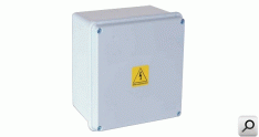 Caja paso   80x 80x 60mm PVC GRI t-GRI IP56