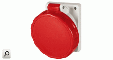 Toma ind 3x 16A+T+N 380 embut H ROJ ph 6 IP67