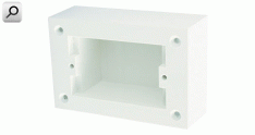 Caja dom rectg ext PVC p- 4M IP55 BLA Cambre