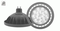 Lampara LEDs AR111  11,0W BLF 220V 25º N GU1